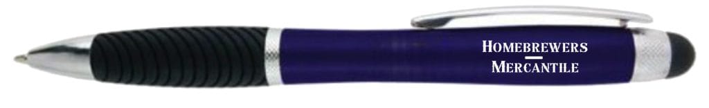 Homebrewers Mercantile Pen with backlit logo